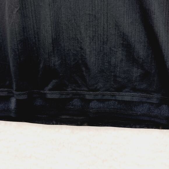 Blouse Size L Ombre Blue Lined Indie Liz Clairborne Retro Luxe Artsy Teacher Y2K - Picture 12 of 16